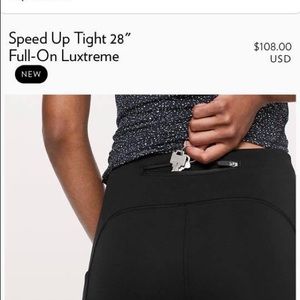 Speed up right lululemon. Worn once